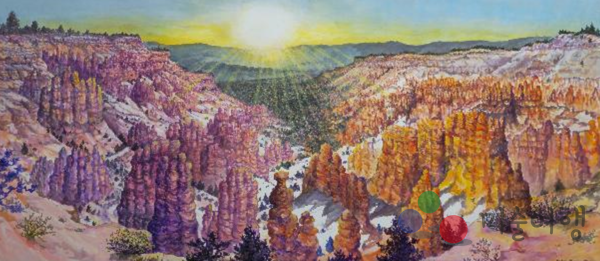 동트는 브라이스 캐년 Dawn in Bryce Canyon