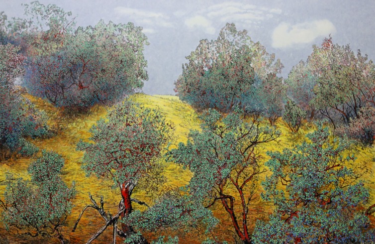 만자니타, 2026, 한지에 수간채색, 103x163cm